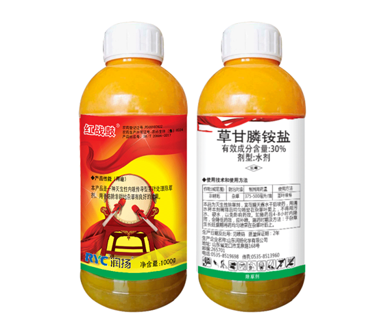 33%草甘膦铵盐水剂-红战鼓 33%草甘膦铵盐水剂-红战鼓